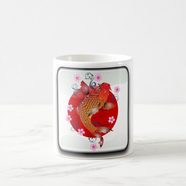 Japanese glossy flag coffee mug (Center)