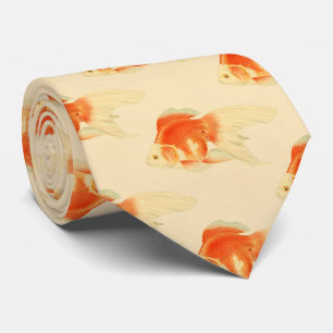 Japanese goldfish. The Ryukin. Tie