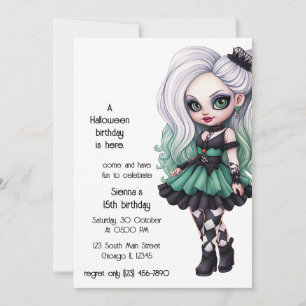 Japanese Gothic Invitation