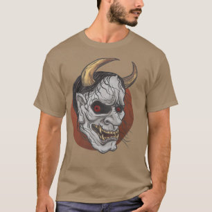 Japanese Hannya Mask demon or oni aesthetic tatto T-Shirt