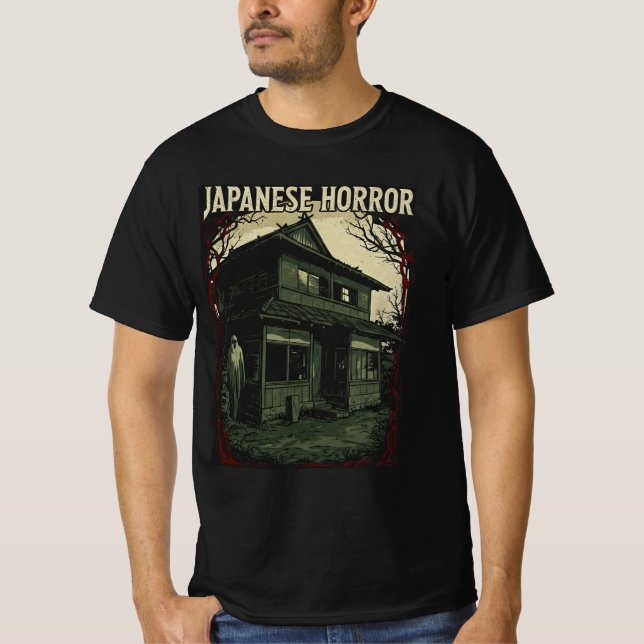  Japanese horror t-shirt  (Front)