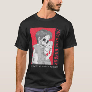 Japanese Horror Two Faces Yurei Bakemono Obake T-Shirt