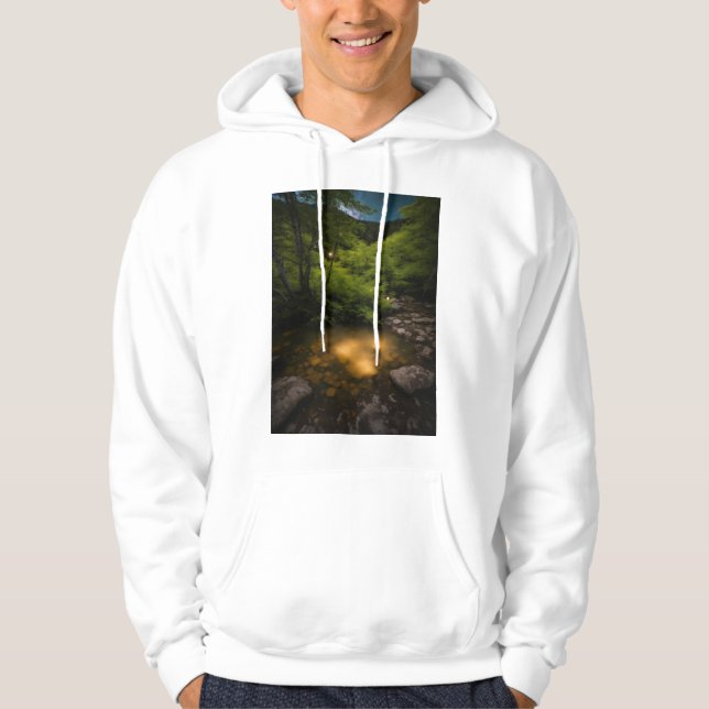 Japanese hot springs men's sweatshirt (Front)
