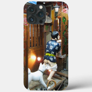 Japanese Humour - Dog Pulling Pants Down iPhone 13 Pro Max Case
