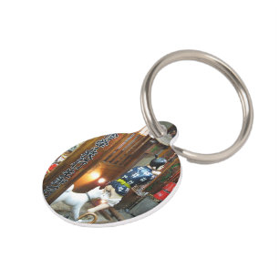 Japanese Humour - Dog Pulling Pants Down Pet Tag