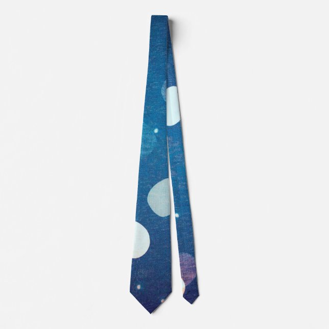 Japanese Indigo Dye Blue Tie (Front)