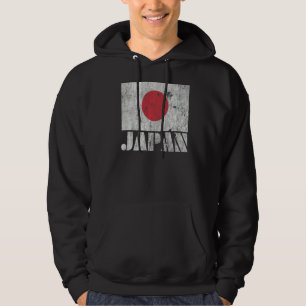 Japanese Japan Flag Vintage Country Souvenir Hoodie