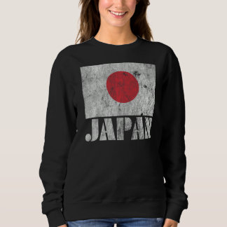 Japanese Japan Flag  Vintage Country Souvenir Sweatshirt