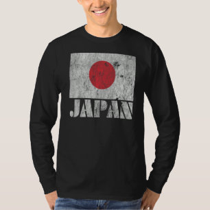 Japanese Japan Flag Vintage Country Souvenir T-Shirt