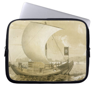 Japanese Junk, pub. by Sarony & Co., c.1856 (litho Laptop Sleeve