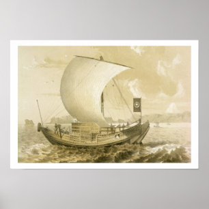 Japanese Junk, pub. by Sarony & Co., c.1856 (litho Poster