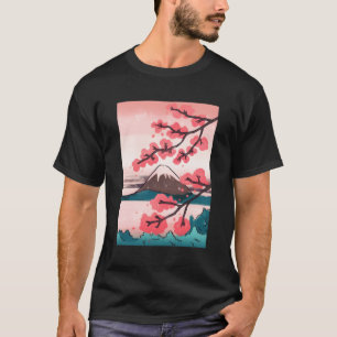 Japanese Kanji Cherry Blossom Tokio Japan Nature J T-Shirt
