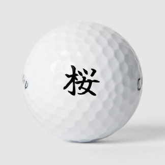 Japanese KANJI 'SAKURA' Golf ball
