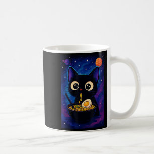 Japanese Kawaii Anime Cat Ramen Graphic Funny Men Coffee Mug