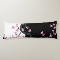 Japanese Kimono Black and White Pink Sakura