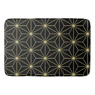 Japanese Kimono Fabric styled bath mat