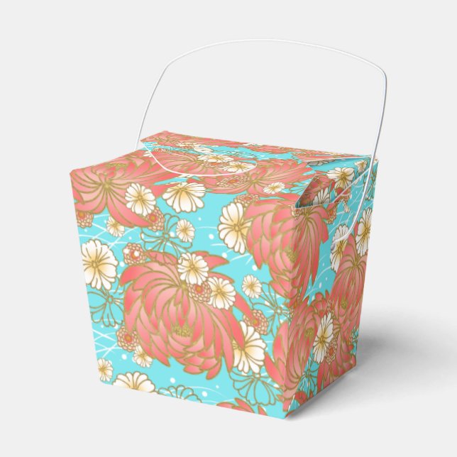 Japanese Kimono Fabric styled Favour box (Front Side)