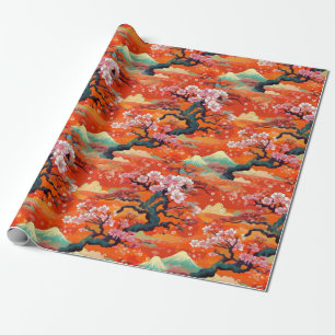 Japanese Kimono Fabric styled wrap Wrapping Paper