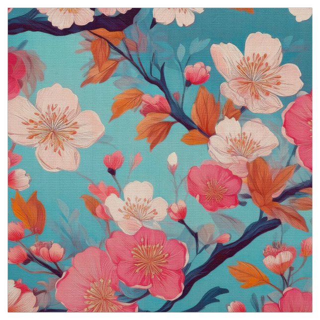 Japanese kimono inspired fabric (Swatch)