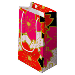 Japanese Kimono pattern Gift bag SAKURA