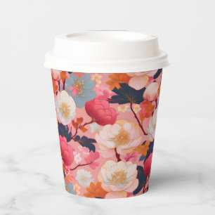 Japanese Kimono pattern Paper Cups