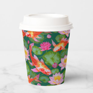 Japanese Kimono pattern Paper Cups