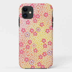 Japanese KIMONO Textile, Cherry Blossoms Pattern Case-Mate iPhone Case