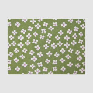 Japanese KIMONO Textile, Floret Pattern Tissue Paper