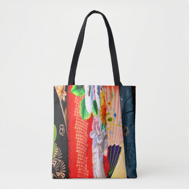 Japanese Kimono Tote Bag (Front)