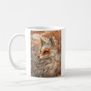 Japanese Kitsune fox Coffee Mug