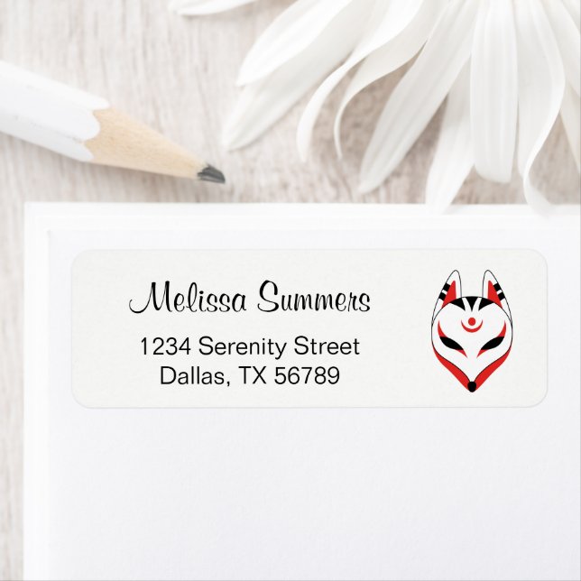 Japanese Kitsune Fox Mask (Insitu)