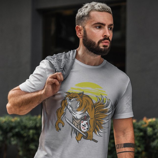 Japanese Kitsune T-Shirt (Creator Uploaded)