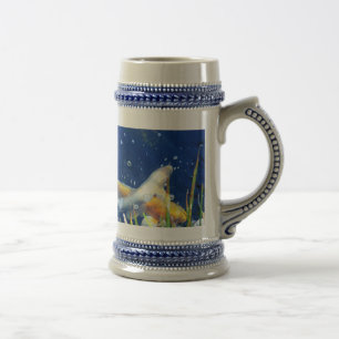 japanese koi carp beer stein