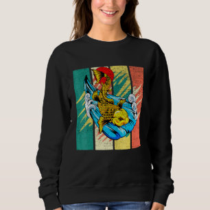 Japanese Koi Carp Fish Vintage Retro Sweatshirt