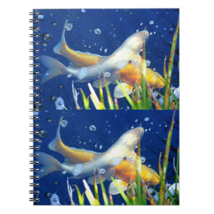 japanese koi carp notebook
