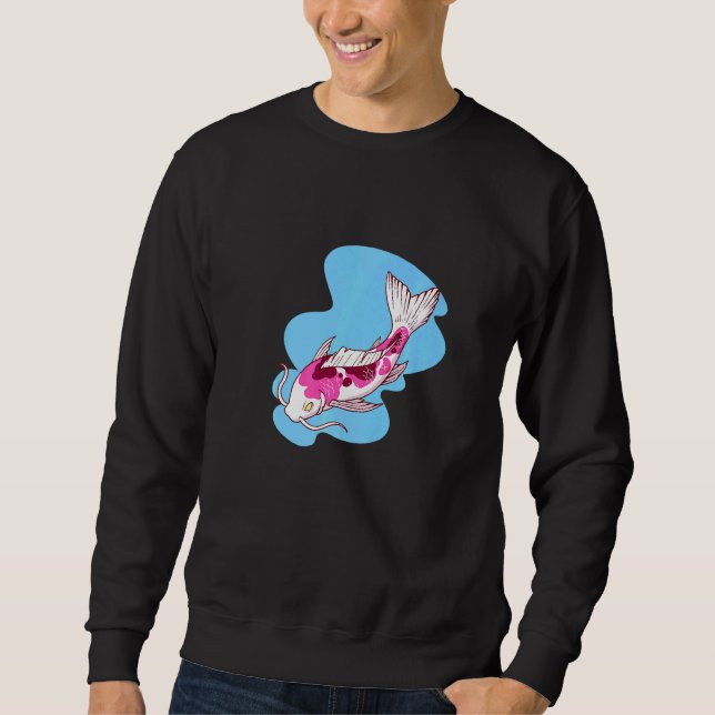 Japanese Koi Fish 123456 Sweatshirt (Front)
