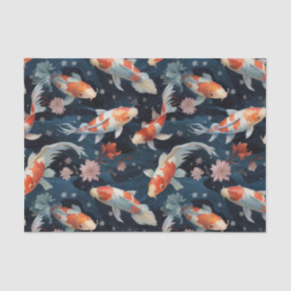 Japanese Koi Fish Decoupage Tissue Paper