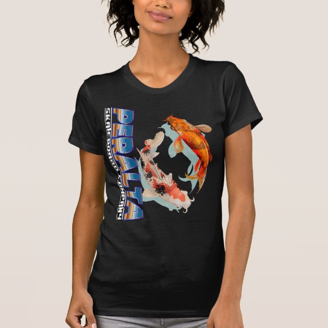 Japanese koi fish koi carp pond japan  | Cute fish T-Shirt (Front)
