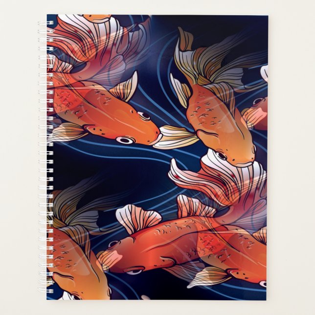 Japanese Koi Fish Planner (Front)