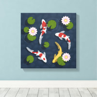 Japanese Koi Fish Pond
