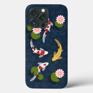 Japanese Koi Fish Pond iPhone 13 Pro Case