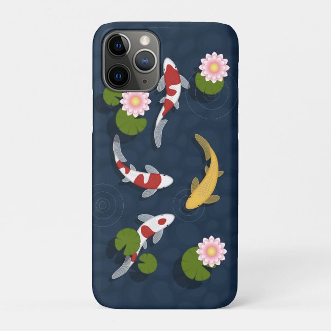 Japanese Koi Fish Pond Case-Mate iPhone Case (Back)