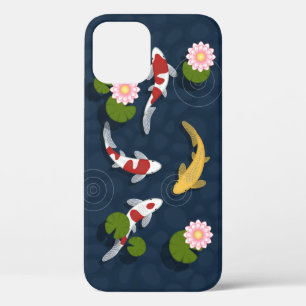 Japanese Koi Fish Pond iPhone 12 Case