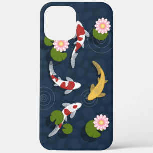 Japanese Koi Fish Pond iPhone 12 Pro Max Case