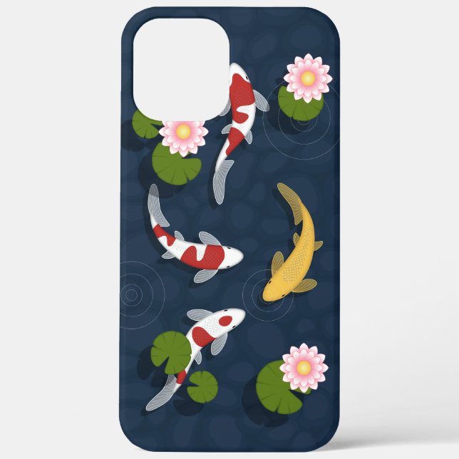 Japanese Koi Fish Pond Case-Mate iPhone Case (Back)