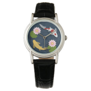 Japanese Koi Fish Pond Watch