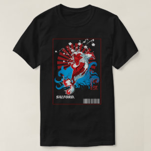 Japanese Koi Fish Rising Sun Vintage Ukiyo-e Art T T-Shirt