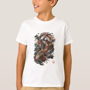 Japanese Koi Fish Traditional Japanese Tattoo T-Shirt