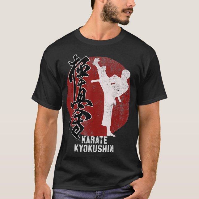 Japanese Kyokushin  Karate Martial Art Gift T-Shirt (Front)