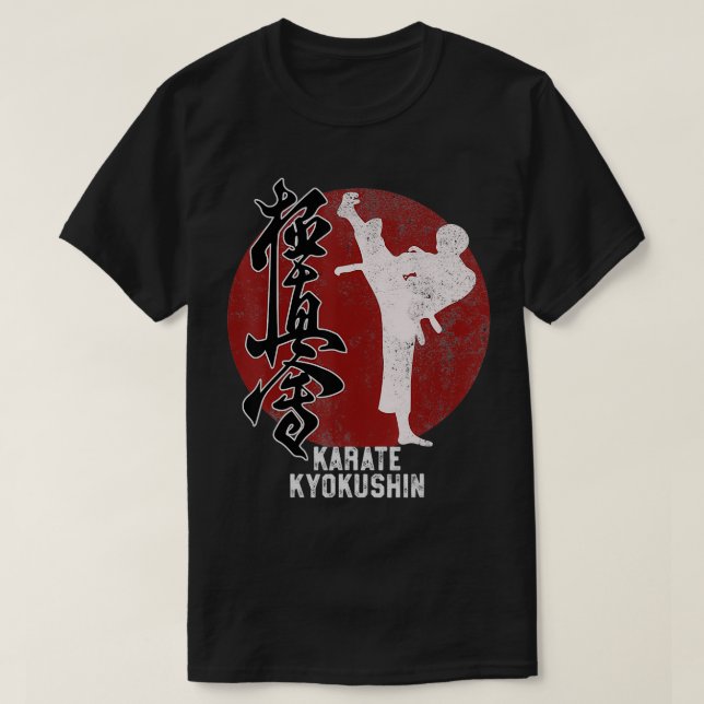 Japanese Kyokushin  Karate Martial Art Gift  T-Shirt (Design Front)